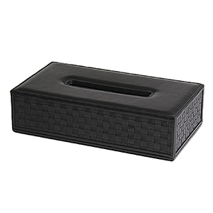 ixc.  (イクスシー) -  tissue box オリジナル レザー ティッシュボックス ブラック