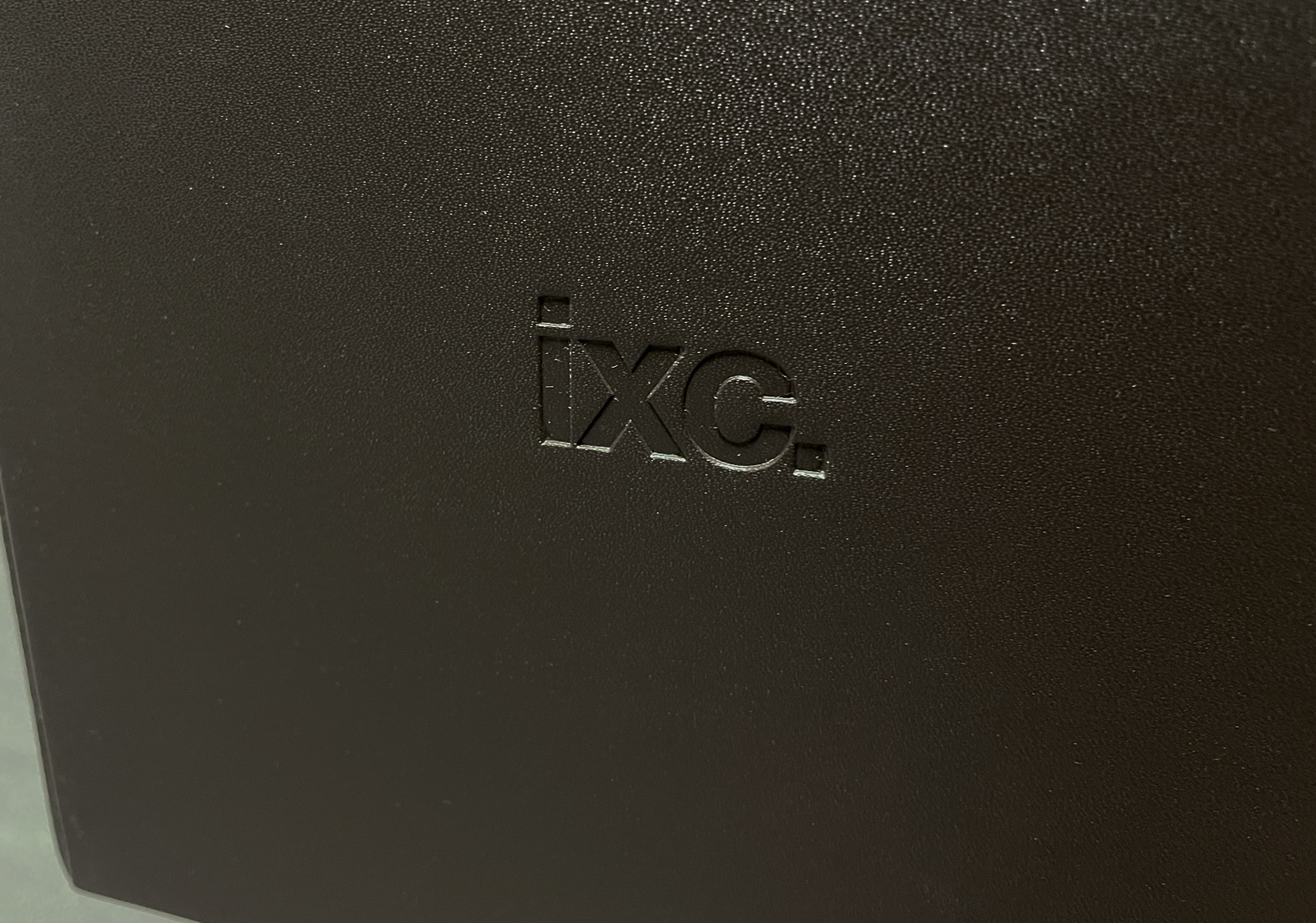 ixc.  (イクスシー) -  dust box オリジナル レザー ダストボックス ダークブラウン