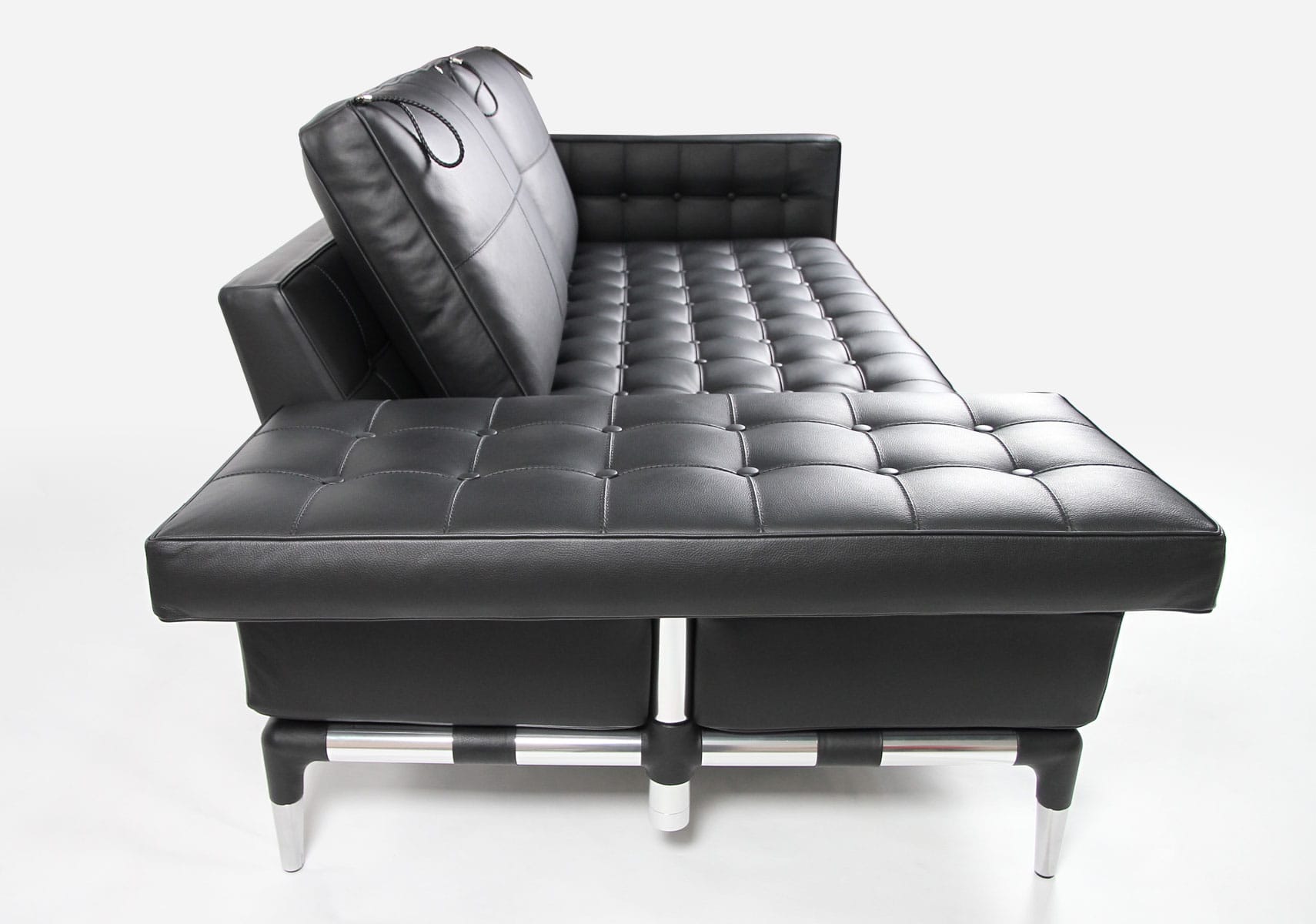 Cassina カッシーナ 241 PRIVE プリヴェ オットマン黒革