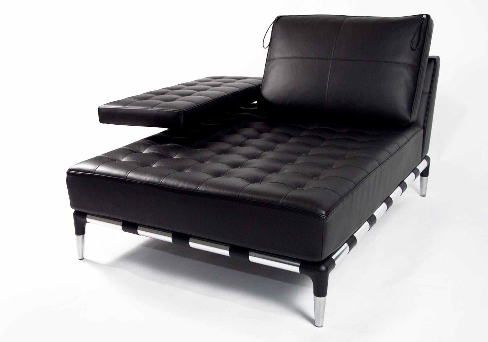 Cassina カッシーナ 241 PRIVE プリヴェ オットマン黒革