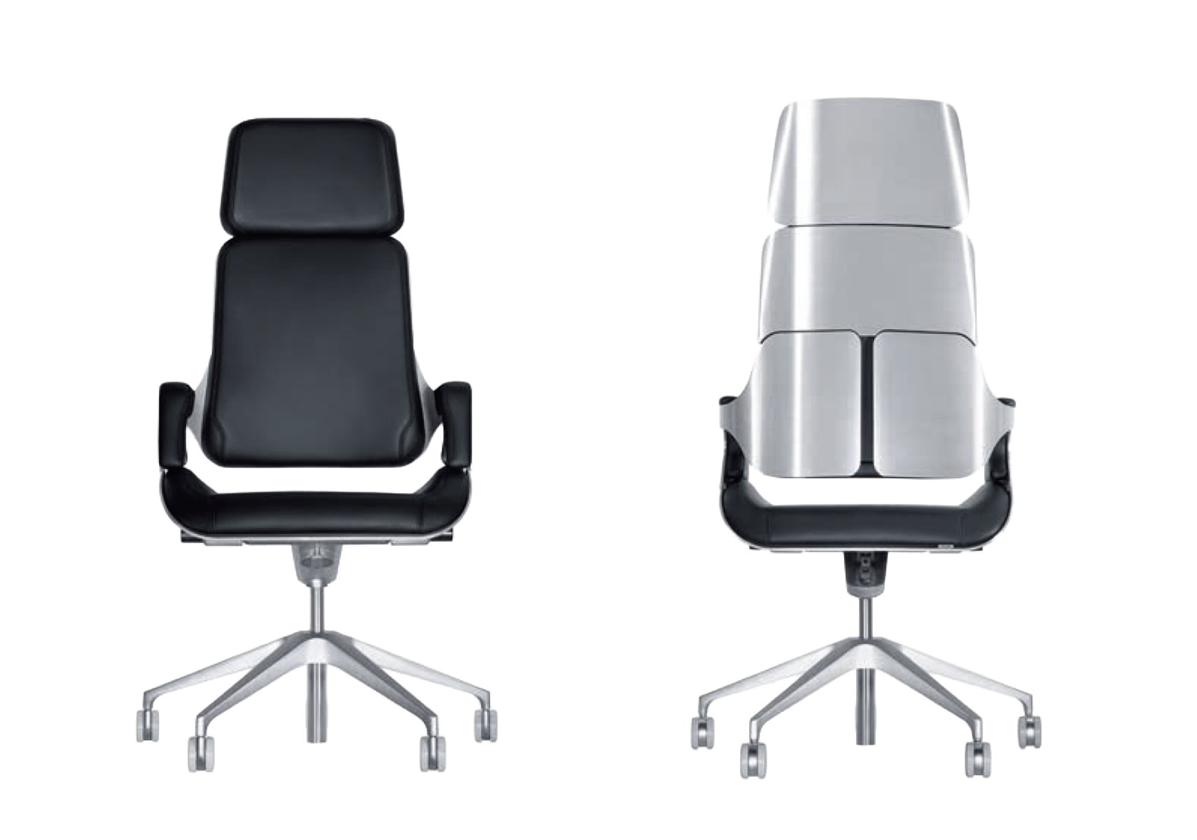 Cassina ixc. カッシーナ シルバーチェア キャスター アームレス
