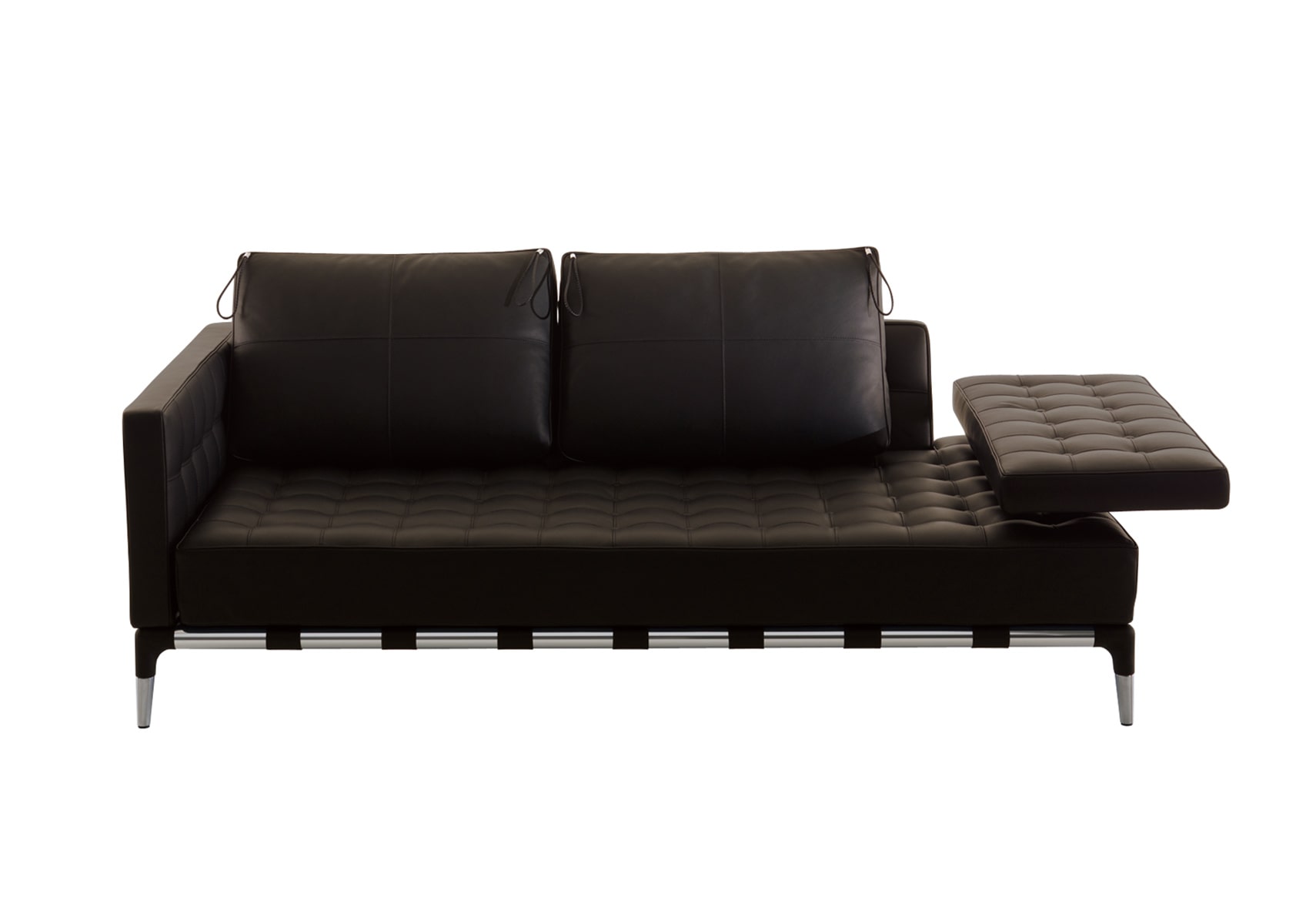 Cassina（カッシーナ）241-32 PRIVE 2人掛ワイド 黒革（13X606 