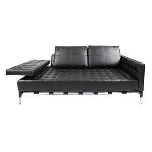 Cassina(カッシーナ)241-32 PRIVE 2人掛ワイド 黒革(13X606 Cassina(カッシーナ)241-32 PRIVE 2人掛ワイド 黒革(13X606