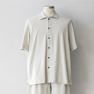 ixc.  (イクスシー) -  オリジナルルームウェア  ワイドシャツ  (MEN) 　グレー