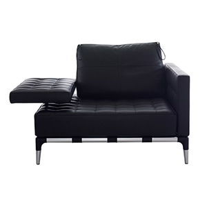 Cassina(カッシーナ)241-32 PRIVE 2人掛ワイド 黒革(13X606 Cassina(カッシーナ)241-32 PRIVE 2人掛ワイド 黒革(13X606