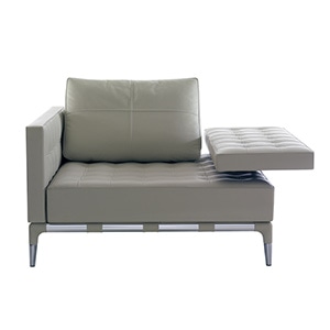 Cassina(カッシーナ)241-21 PRIVE 1人掛ロングシート 黒革 Cassina(カッシーナ)241-21 PRIVE 1人掛ロングシート 黒革