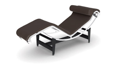 4 CHAISE LONGUE A REGLAGE CONTINU, DURABLE