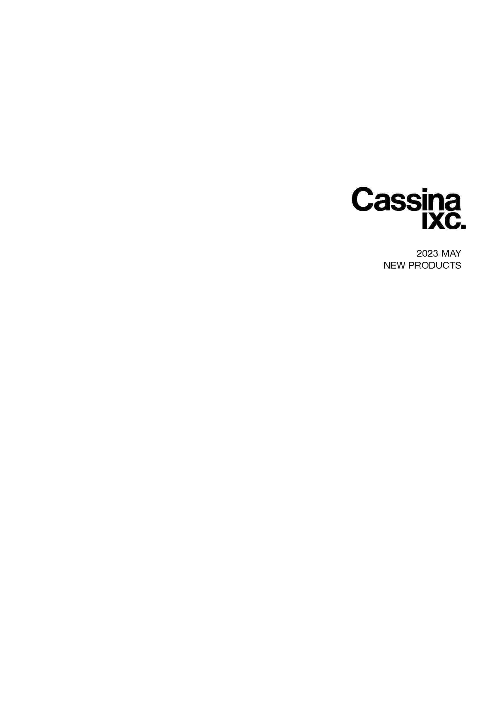 DIGITAL CATALOGUES(デジタルカタログ) | カッシーナ・イクスシー