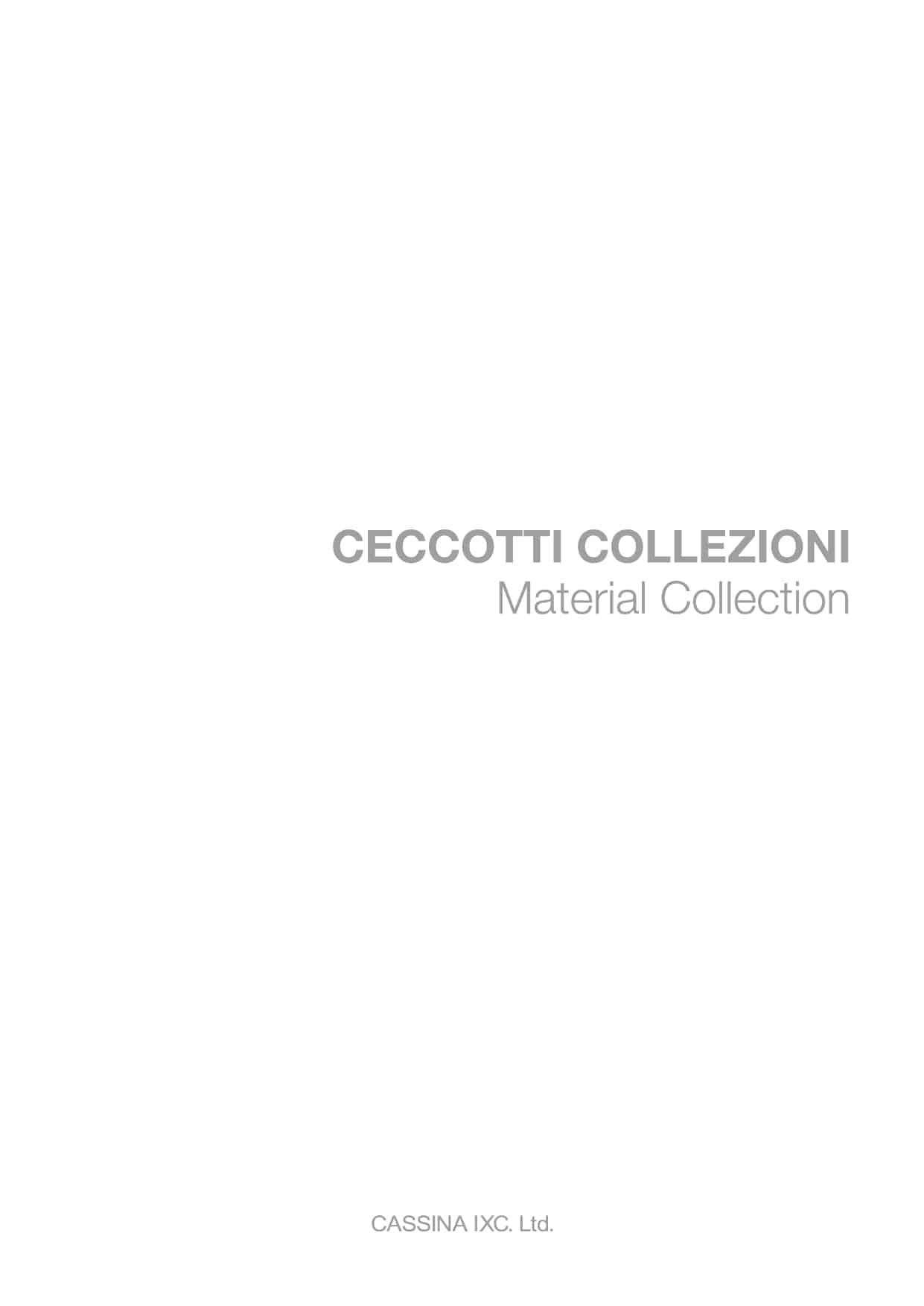 DIGITAL CATALOGUES(デジタルカタログ) | カッシーナ・イクスシー